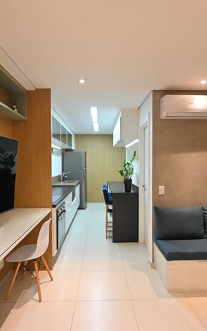 Apartamento para alugar com 38m², 1 quarto e sem vagaStudio