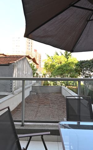 Apartamento para alugar com 38m², 1 quarto e sem vagaVaranda do Studio