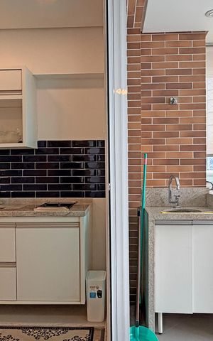 Apartamento para alugar com 45m², 1 quarto e 1 vagaCozinha e Área de Serviço