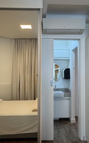 Apartamento para alugar com 45m², 1 quarto e 1 vagaSuíte