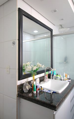 Apartamento para alugar com 140m², 4 quartos e 2 vagasBanheiro da Suíte