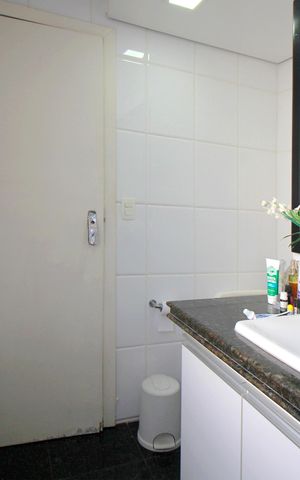 Apartamento para alugar com 140m², 4 quartos e 2 vagasBanheiro da Suíte