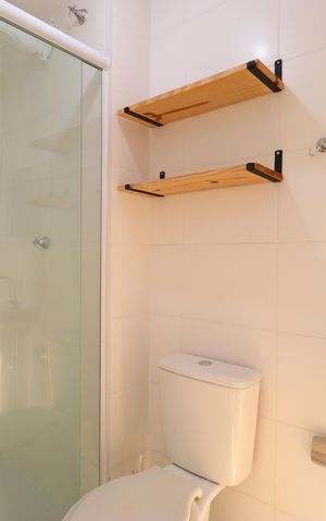 Apartamento à venda com 28m², 1 quarto e sem vagaBanheiro