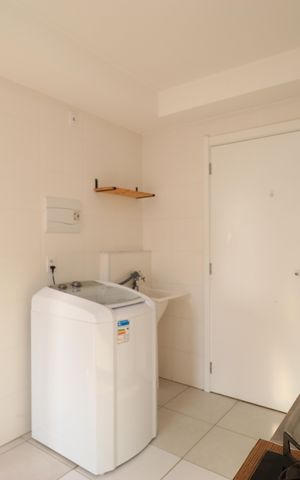 Apartamento à venda com 28m², 1 quarto e sem vagaCozinha e Área de Serviço