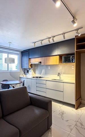 Apartamento para alugar com 33m², 1 quarto e sem vagaSala