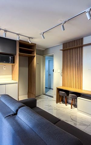 Apartamento para alugar com 33m², 1 quarto e sem vagaSala