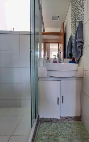Apartamento à venda com 105m², 3 quartos e 1 vaga Apartamento à venda com 105m², 3 quartos e 1 vagaBanheiro Social