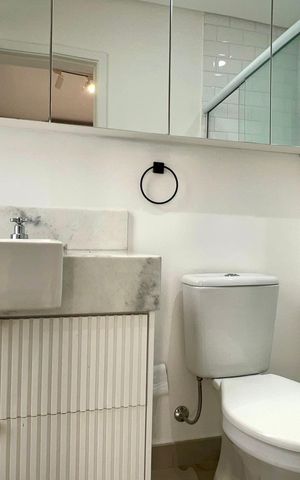Apartamento para alugar com 42m², 1 quarto e 1 vaga Apartamento para alugar com 42m², 1 quarto e 1 vagaBanheiro da Suíte