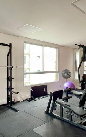 Apartamento para alugar com 42m², 1 quarto e 1 vaga Apartamento para alugar com 42m², 1 quarto e 1 vagaAcademia