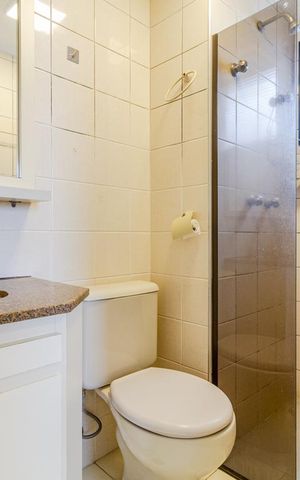 Apartamento para alugar com 85m², 3 quartos e 2 vagasBanheiro da Suíte