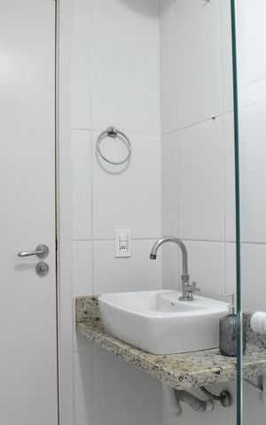 Studio para alugar com 28m², 1 quarto e 1 vagaBanheiro