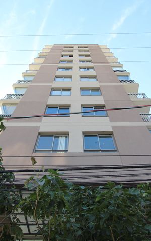 Studio à venda com 26m², 1 quarto e sem vagaFachada do Prédio