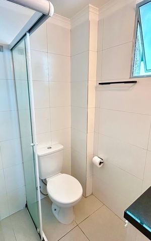 Studio à venda com 38m², 1 quarto e sem vaga Studio à venda com 38m², 1 quarto e sem vagaBanheiro Social