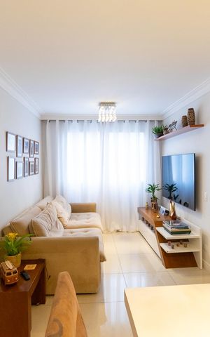 Apartamento à venda com 55m², 2 quartos e 1 vaga Apartamento à venda com 55m², 2 quartos e 1 vagaSala