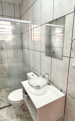 Casa para alugar com 100m², 2 quartos e 1 vagaBanheiro 1