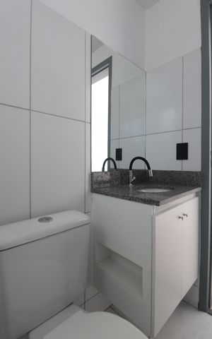 Apartamento para alugar com 80m², 3 quartos e 2 vagasBanheiro Social