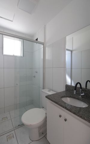 Apartamento para alugar com 80m², 3 quartos e 2 vagasBanheiro Social