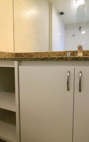 Apartamento para alugar com 110m², 3 quartos e 1 vagaBanheiro da Suíte 