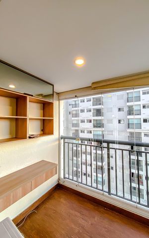 Apartamento à venda com 40m², 1 quarto e 1 vagaVaranda da Sala
