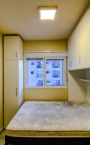 Apartamento à venda com 40m², 1 quarto e 1 vagaQuarto
