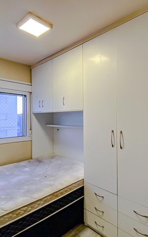 Apartamento à venda com 40m², 1 quarto e 1 vagaQuarto