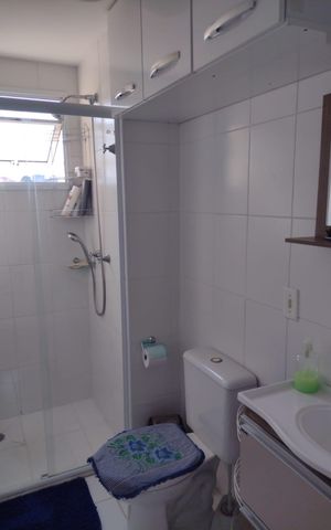 Apartamento à venda com 47m², 2 quartos e 1 vaga Apartamento à venda com 47m², 2 quartos e 1 vagaBanheiro