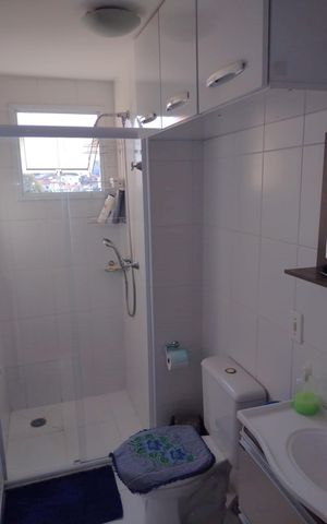 Apartamento à venda com 47m², 2 quartos e 1 vaga Apartamento à venda com 47m², 2 quartos e 1 vagaBanheiro