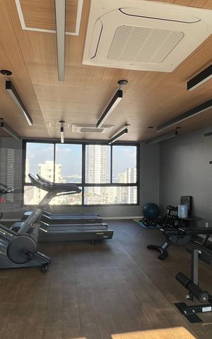 Studio para alugar com 30m², 1 quarto e sem vaga Studio para alugar com 30m², 1 quarto e sem vagaAcademia