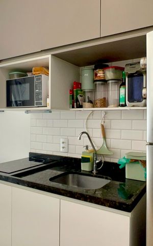Studio para alugar com 30m², 1 quarto e sem vaga Studio para alugar com 30m², 1 quarto e sem vagaCozinha