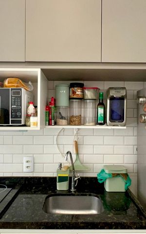 Studio para alugar com 30m², 1 quarto e sem vaga Studio para alugar com 30m², 1 quarto e sem vagaCozinha