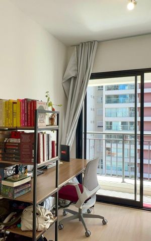 Studio para alugar com 30m², 1 quarto e sem vaga Studio para alugar com 30m², 1 quarto e sem vagaSala