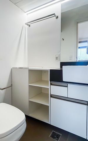 Apartamento à venda com 31m², 1 quarto e 1 vaga Apartamento à venda com 31m², 1 quarto e 1 vagaBanheiro