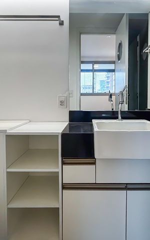 Apartamento à venda com 31m², 1 quarto e 1 vaga Apartamento à venda com 31m², 1 quarto e 1 vagaBanheiro