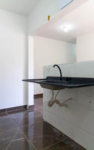 Apartamento para alugar com 46m², 2 quartos e sem vaga Apartamento para alugar com 46m², 2 quartos e sem vagaCozinha e Área de Serviço