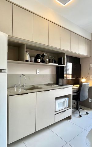 Studio para alugar com 24m², 1 quarto e sem vaga Studio para alugar com 24m², 1 quarto e sem vagaCozinha