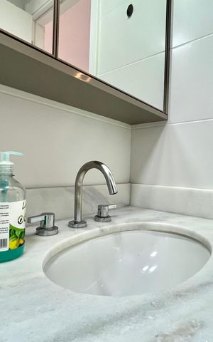 Studio para alugar com 24m², 1 quarto e sem vaga Studio para alugar com 24m², 1 quarto e sem vagaBanheiro