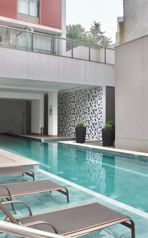 Studio para alugar com 24m², 1 quarto e sem vaga Studio para alugar com 24m², 1 quarto e sem vagaÁrea comum - Piscina
