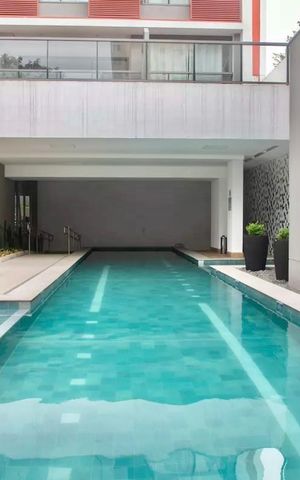 Studio para alugar com 24m², 1 quarto e sem vaga Studio para alugar com 24m², 1 quarto e sem vagaÁrea comum - Piscina
