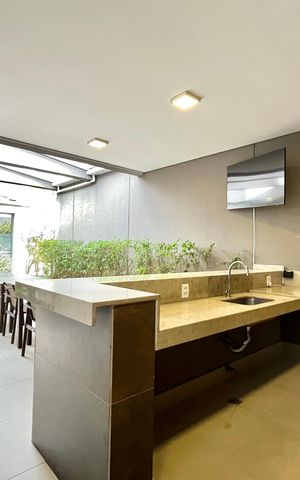 Studio para alugar com 24m², 1 quarto e sem vaga Studio para alugar com 24m², 1 quarto e sem vagaÁrea comum - Churrasqueira