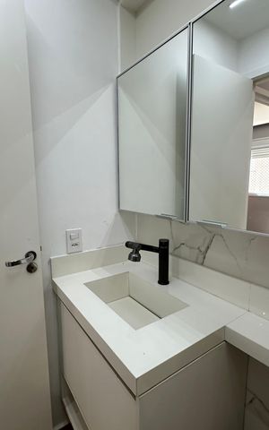 Apartamento à venda com 44m², 2 quartos e 1 vaga Apartamento à venda com 44m², 2 quartos e 1 vagaBanheiro