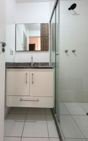 Apartamento para alugar com 48m², 2 quartos e 1 vaga Apartamento para alugar com 48m², 2 quartos e 1 vagaBanheiro Social