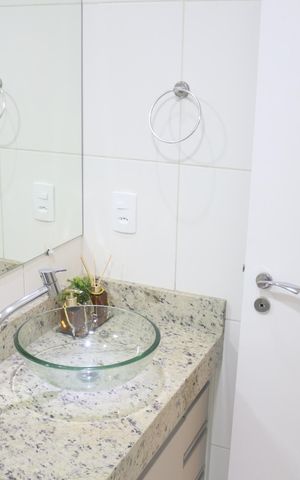 Apartamento à venda com 69m², 2 quartos e 1 vagaBanheiro da Suíte 