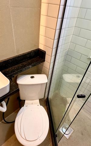 Studio à venda com 25m², 1 quarto e sem vaga Studio à venda com 25m², 1 quarto e sem vagaBanheiro