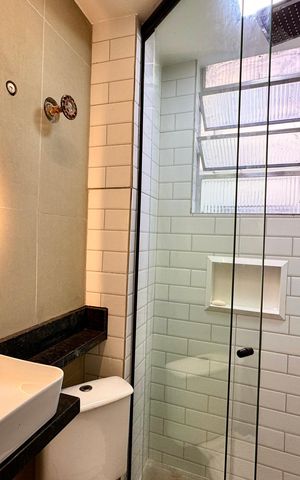 Studio à venda com 25m², 1 quarto e sem vaga Studio à venda com 25m², 1 quarto e sem vagaBanheiro