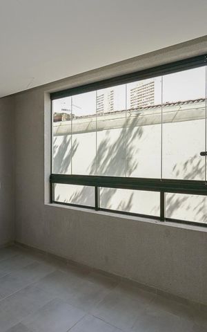 Studio para alugar com 32m², 1 quarto e sem vagaVaranda