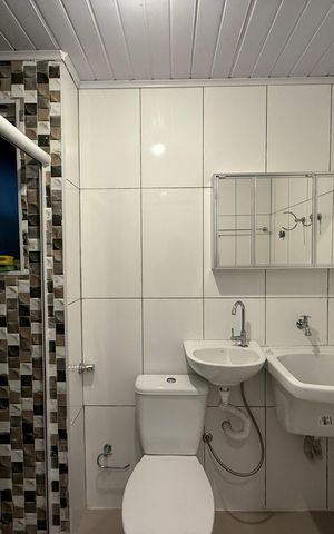 Studio para alugar com 28m², 1 quarto e sem vaga Studio para alugar com 28m², 1 quarto e sem vagaBanheiro social