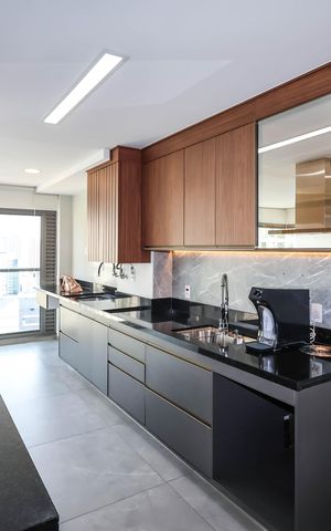 Apartamento para alugar com 85m², 2 quartos e 2 vagasCozinha