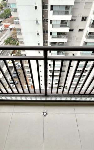 Apartamento para alugar com 29m², 1 quarto e 1 vaga Apartamento para alugar com 29m², 1 quarto e 1 vagaVaranda