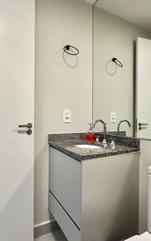 Apartamento para alugar com 29m², 1 quarto e 1 vaga Apartamento para alugar com 29m², 1 quarto e 1 vagaBanheiro
