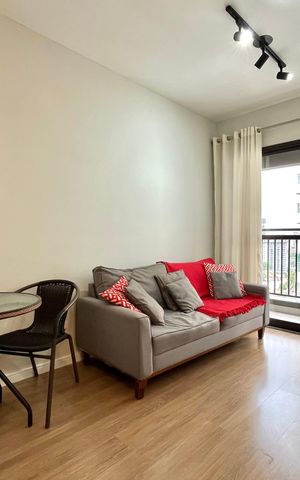 Apartamento para alugar com 29m², 1 quarto e 1 vaga Apartamento para alugar com 29m², 1 quarto e 1 vagaSala